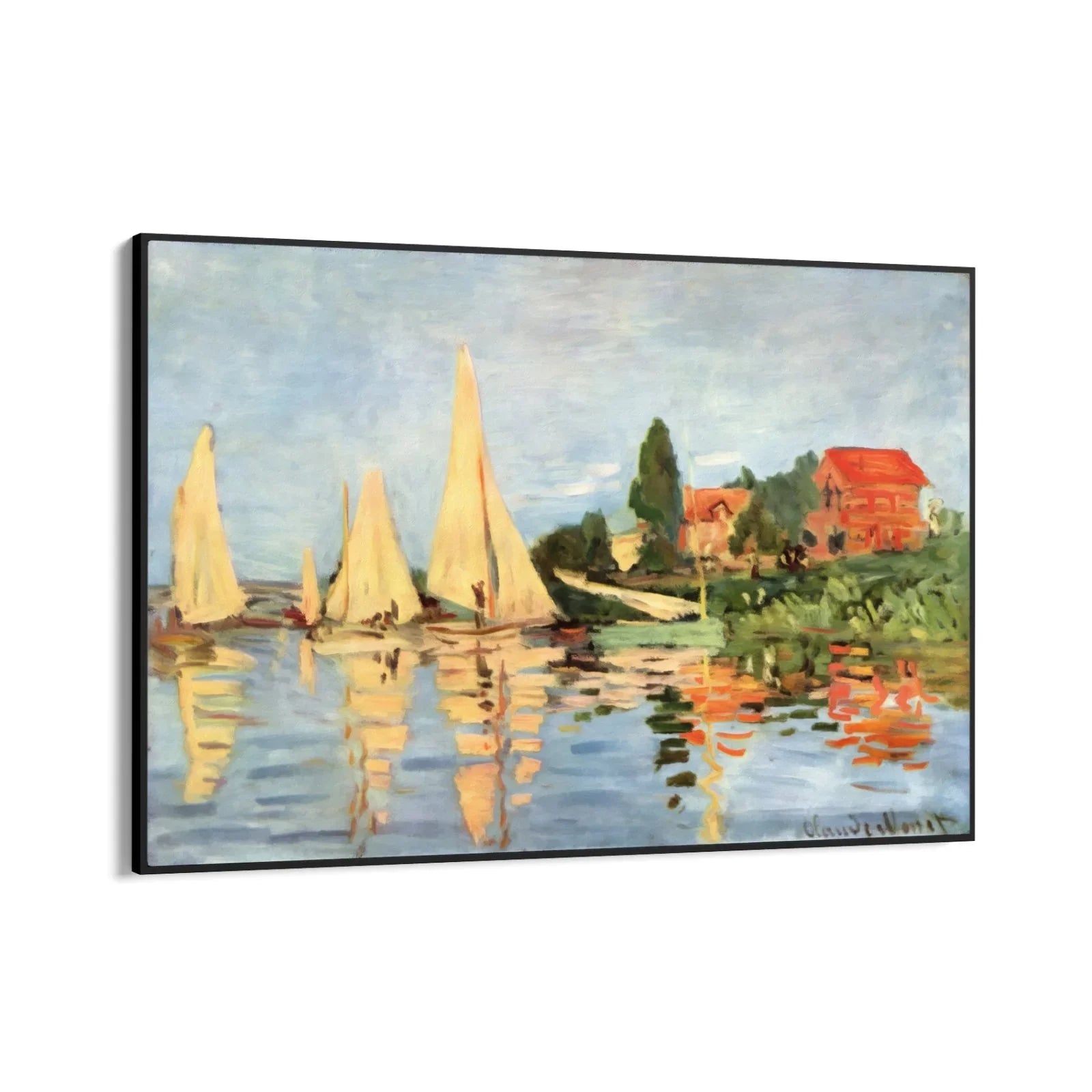 Quadro Stampa su Tela Regate ad Argenteuil - Claude Monet - CupidoDesign
