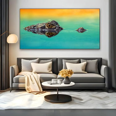 Quadro Stampa su Tela Respiro del Predatore - CupidoDesign