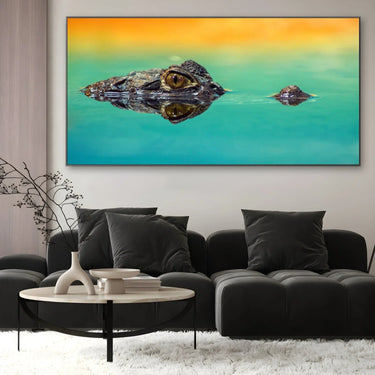 Quadro Stampa su Tela Respiro del Predatore - CupidoDesign
