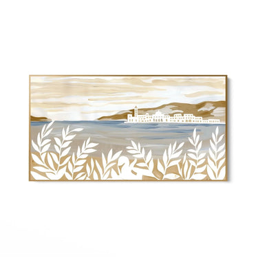 Quadro Stampa su Tela Riflessi di Alghero, Sardegna - CupidoDesign