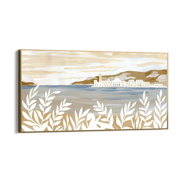 Quadro Stampa su Tela Riflessi di Alghero, Sardegna - CupidoDesign