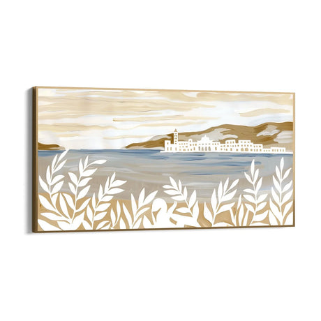Quadro Stampa su Tela Riflessi di Alghero, Sardegna - CupidoDesign