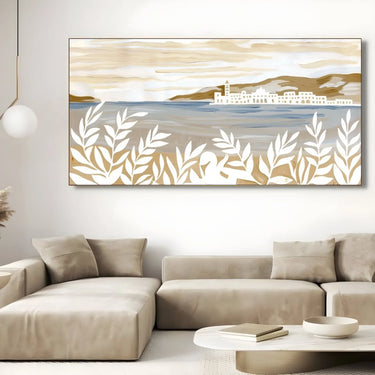 Quadro Stampa su Tela Riflessi di Alghero, Sardegna - CupidoDesign