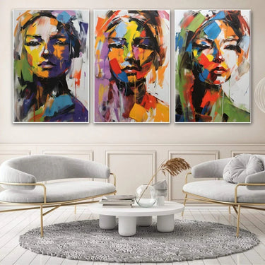 Quadro Stampa su Tela Riflessi di bellezza - CupidoDesign