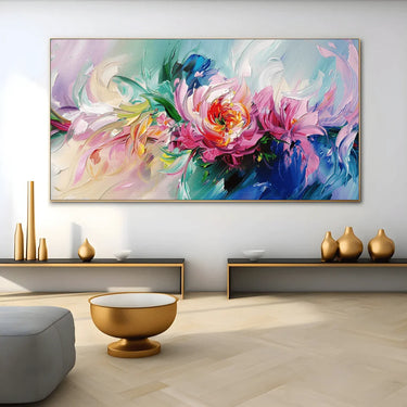 Quadro Stampa su Tela Riflessi di Petali - CupidoDesign