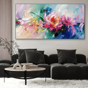 Quadro Stampa su Tela Riflessi di Petali - CupidoDesign