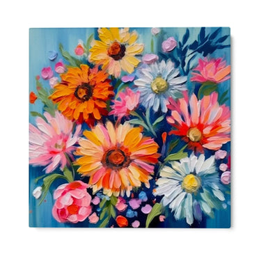 Quadro Stampa su Tela Riflessi Floreali - CupidoDesign