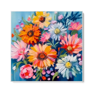 Quadro Stampa su Tela Riflessi Floreali - CupidoDesign