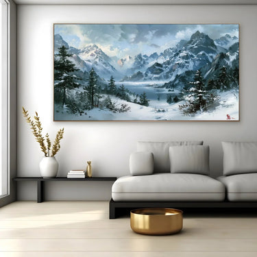 Quadro Stampa su Tela Riflessi Glaciali - CupidoDesign