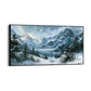 Quadro Stampa su Tela Riflessi Glaciali - CupidoDesign