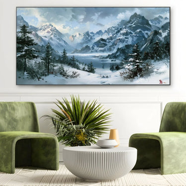 Quadro Stampa su Tela Riflessi Glaciali - CupidoDesign