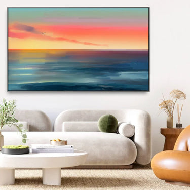 Quadro Stampa su Tela Riflessi oceanici - CupidoDesign