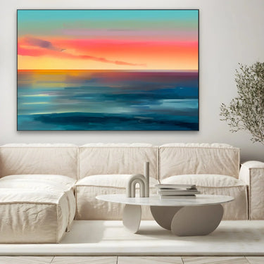 Quadro Stampa su Tela Riflessi oceanici - CupidoDesign