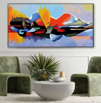 Quadro Stampa su Tela Riflessione - CupidoDesign