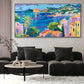 Quadro Stampa su Tela Riflessioni di Ibiza, Spagna - CupidoDesign