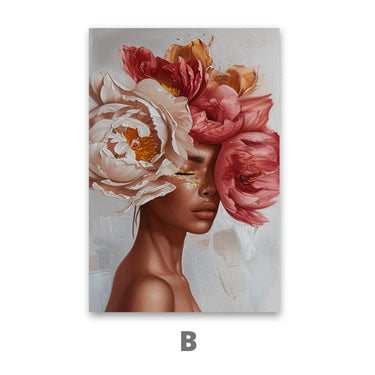 Quadro Stampa su Tela Riflessioni Floreali - CupidoDesign