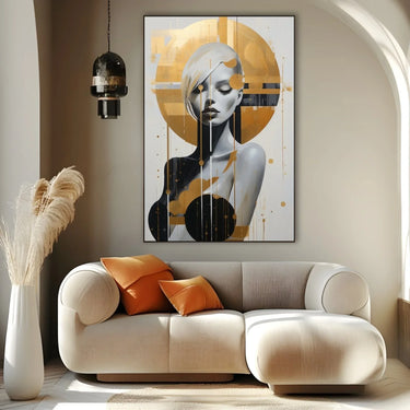 Quadro Stampa su Tela Riflessioni Silenziose - CupidoDesign