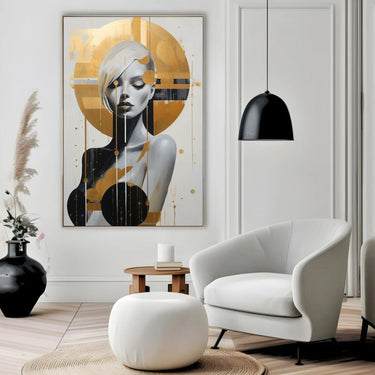 Quadro Stampa su Tela Riflessioni Silenziose - CupidoDesign