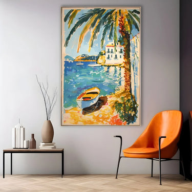 Quadro Stampa su Tela Riflessioni su Ibiza - CupidoDesign