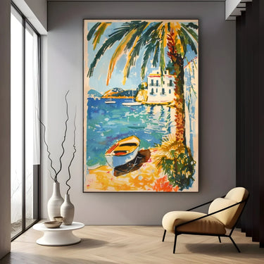 Quadro Stampa su Tela Riflessioni su Ibiza - CupidoDesign