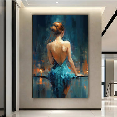 Quadro Stampa su Tela Riflesso di bellezza - CupidoDesign