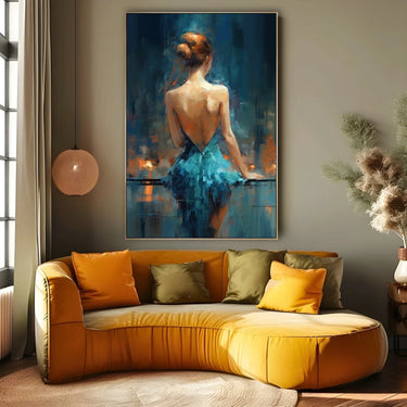 Quadro Stampa su Tela Riflesso di bellezza - CupidoDesign