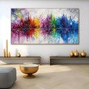 Quadro Stampa su Tela Riflesso di Colore - CupidoDesign