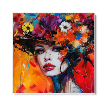 Quadro Stampa su Tela Riflesso Floreale - CupidoDesign