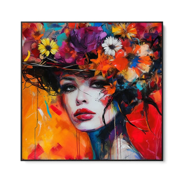 Quadro Stampa su Tela Riflesso Floreale - CupidoDesign