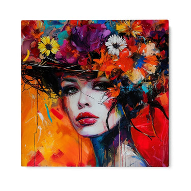 Quadro Stampa su Tela Riflesso Floreale - CupidoDesign