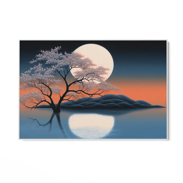 Quadro Stampa su Tela Riflesso Notturno - CupidoDesign