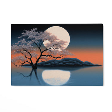 Quadro Stampa su Tela Riflesso Notturno - CupidoDesign