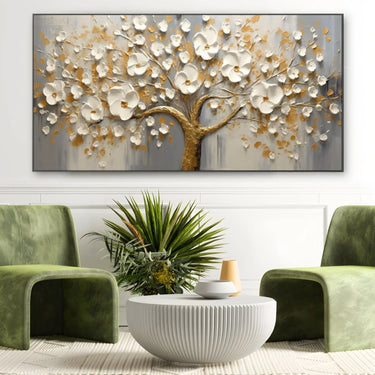 Quadro Stampa su Tela Rinascita del Bianco - CupidoDesign