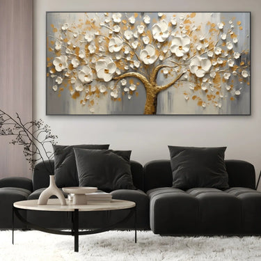 Quadro Stampa su Tela Rinascita del Bianco - CupidoDesign