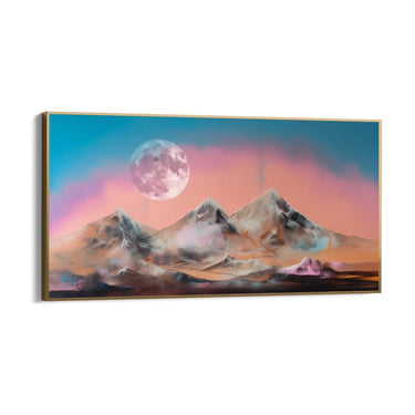 Quadro Stampa su Tela Riposo su Marte 50x100cm - CupidoDesign