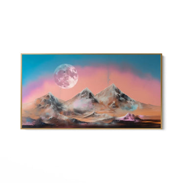 Quadro Stampa su Tela Riposo su Marte 50x100cm - CupidoDesign