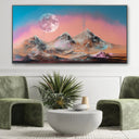 Quadro Stampa su Tela Riposo su Marte 50x100cm - CupidoDesign