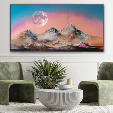 Quadro Stampa su Tela Riposo su Marte 50x100cm - CupidoDesign