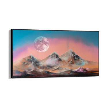 Quadro Stampa su Tela Riposo su Marte 50x100cm - CupidoDesign