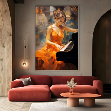 Quadro Stampa su Tela Risonanze Astratte - CupidoDesign
