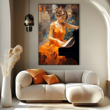 Quadro Stampa su Tela Risonanze Astratte - CupidoDesign