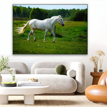 Quadro Stampa su Tela Risonanze Equestri - CupidoDesign