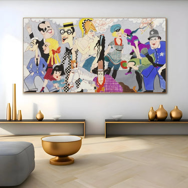 Quadro Stampa su Tela Ristorante Wilshire Bowl, John Decker - CupidoDesign