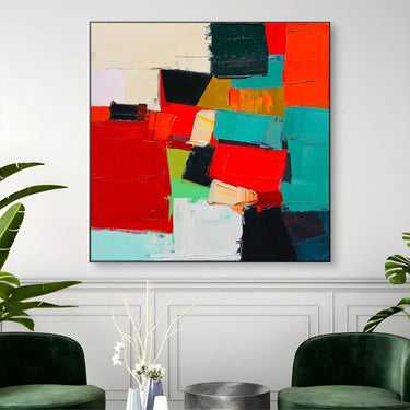 Quadro Stampa su Tela Ritmi di Colore - CupidoDesign