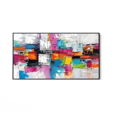 Quadro Stampa su Tela Ritmo Rubino - CupidoDesign