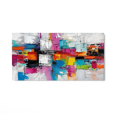 Quadro Stampa su Tela Ritmo Rubino - CupidoDesign