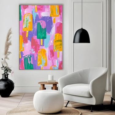 Quadro Stampa su Tela Ritmo Vibrante - CupidoDesign