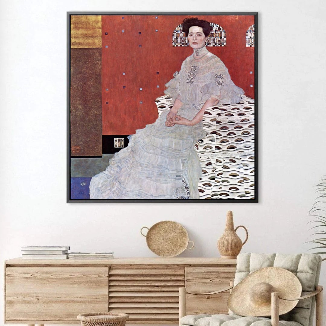 Portret van Fritza Riedler - Gustav Klimt