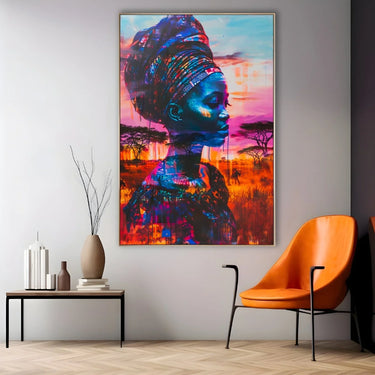 Quadro Stampa su Tela Ritratto di Grazia - CupidoDesign