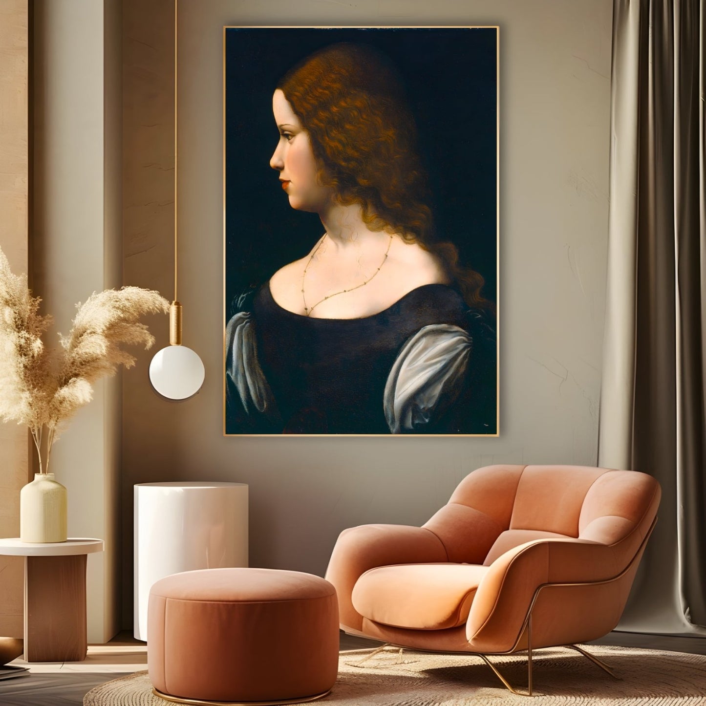 Portrait d'une jeune femme, Léonard de Vinci
